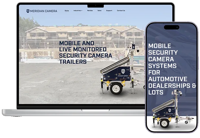 Meridian Camera website showcase